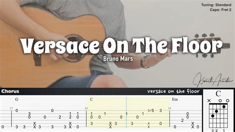 versace guitar chords|Versace on the floor tabs.